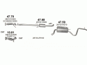 Труба коллекторная Хюндай И30 (Hyundai I30) / Киа Сид (KIA Ceed) 1.4i 1.6i 16V 5D 06-09 (10.81) Polmostrow