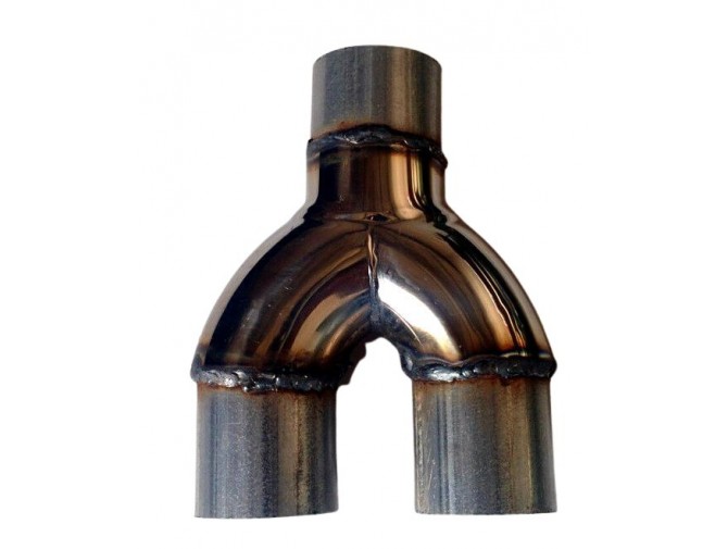 Y-pipe-U разветвитель диаметр 60, нержавейка/