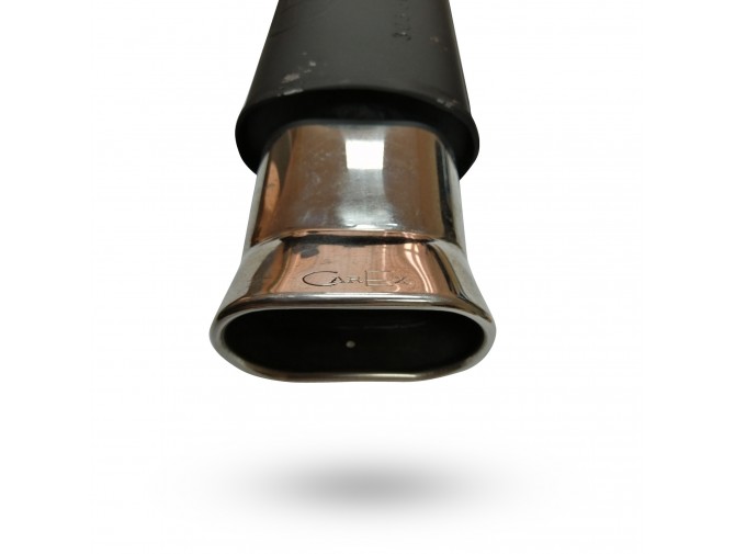 Прямоточный глушитель YFX-0650 (V007) алюминизированный/нержавейка