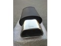 Прямоточный глушитель YFX-0693 (V014) алюминизированный/нержавейка