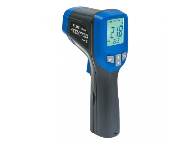 Інфрачервоний термометр пірометр дистанційний Flus IR-826 (-30...+350)