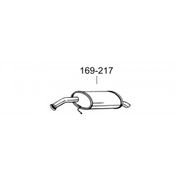Глушитель Кіа Піканто (Kia Picanto) 1.0-1.1 (169-217) Bosal 47.71