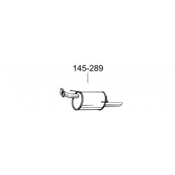 Глушник Ниссан Жук (Nissan Juke) 10- (145-289) Bosal