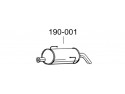 Глушитель Пежо 206 (Peugeot 206) 1.4/1.6 98- (190-017) Bosal 19.198