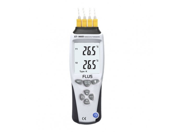 Термометр з термопарою К-типу/J-типу ET-960D