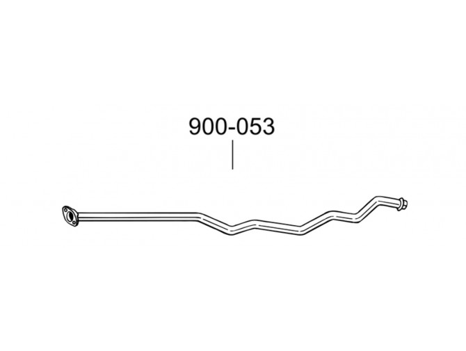 Труба Хюндай і20 (Hyundai I20) 1.2 08-14 (900-053) Bosal 10.82