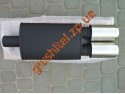 Прямоточный глушитель YFX-0688 (V012) алюминизированный/нержавейка