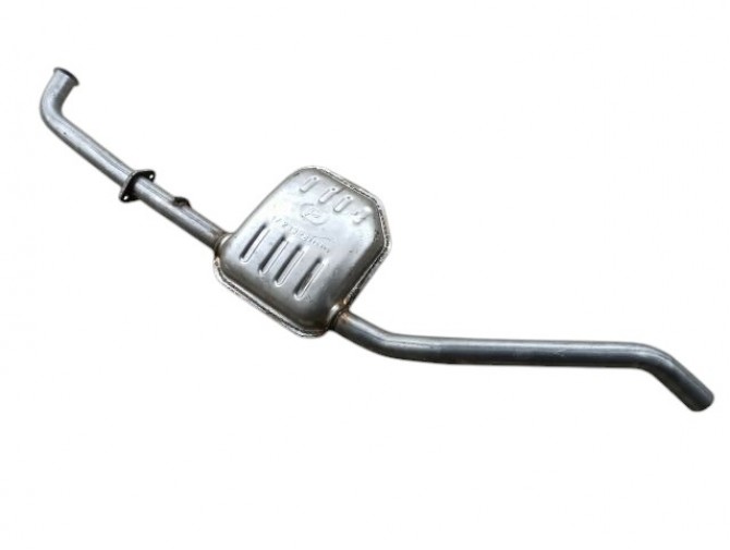 Резонатор Опель Омега Б (Opel Omega B) 2.5i лівий kat 94- (17.233) Polmostrow