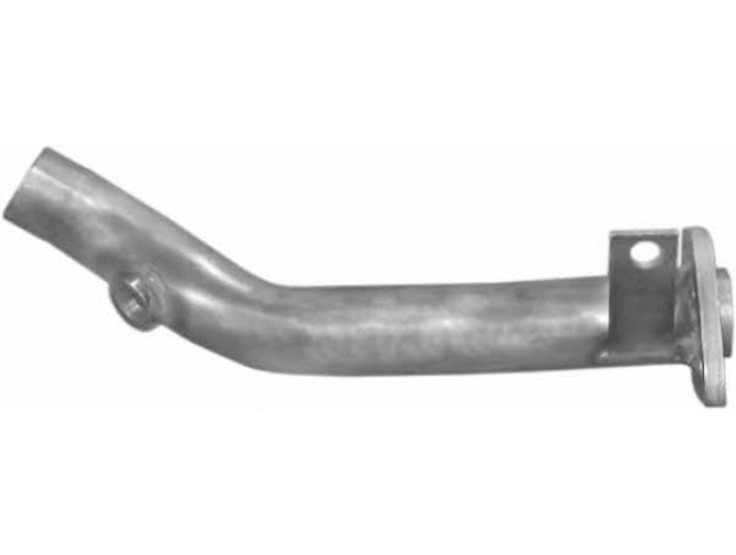 Труба коллекторная без катализатора Пежо 206 (Peugeot 206) 1.1i; 1.4i 00-04 (19.209) Polmostrow