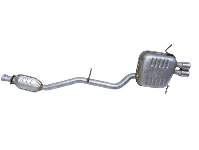 Глушитель Мерседес C180/200/230 - CL203 (Mercedes C180/200/230 - CL203) 1.8/2.0 02-08 (13.85) Polmostrow