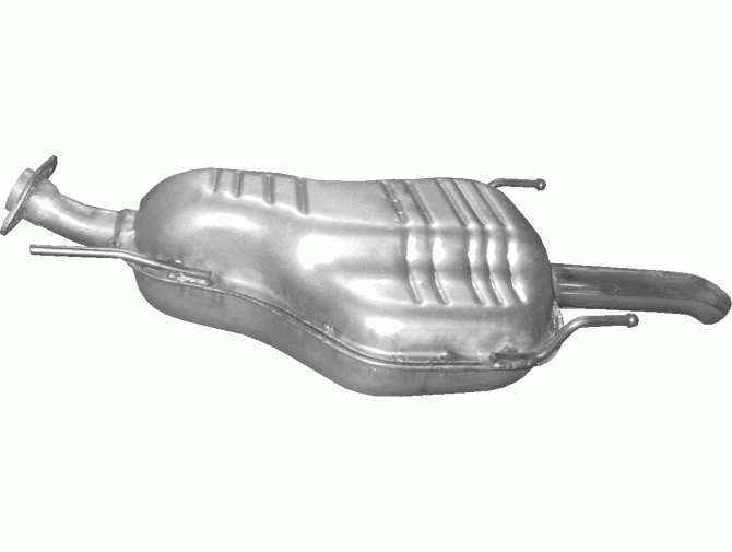 Глушник задній (кінцевий, основний) Опель Зафира (Opel Zafira) A 2.0/2.2 DTi Turbo Diesel 11/01-03 (17.327) - Polmostrow