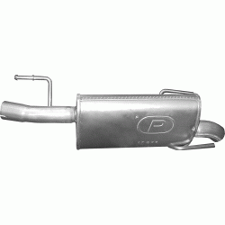 Глушитель задний (конечный, основной) Опель Мерива (Opel Meriva) A 1.7 CDTi Turbo Diesel (17.644) - Polmostrow