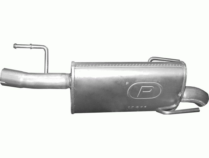 Глушник задній (кінцевий, основний) Опель Мерива (Opel Meriva) A 1.7 CDTi Turbo Diesel (17.644) - Polmostrow