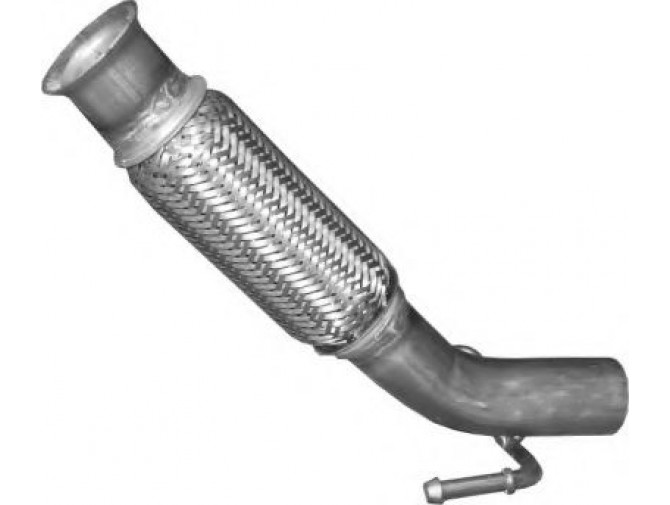 Труба колекторна без каталізатора Пежо 406 (Peugeot 406) 2.0 HDi srdan, combi 98-04 (19.412) - Polmostrow