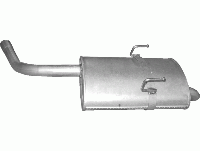 Глушник задній (кінцевий, основний) Ровер 75 (Rover 75) 1.8 16V 04/99 (22.41) - Polmostrow