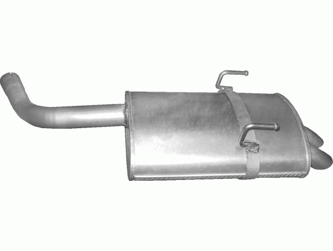 Глушитель задний (конечный, основной)  Ровер 75 (Rover 75) 2.0i V6/2.5i V6 04/99-05 (22.42) - Polmostrow