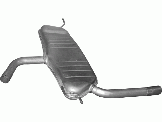 Глушитель задний (конечный, основной) Сеат Альтеа XL / Толедо (Seat Altea XL / Toledo) 1.6 8V (23.91) - Polmostrow