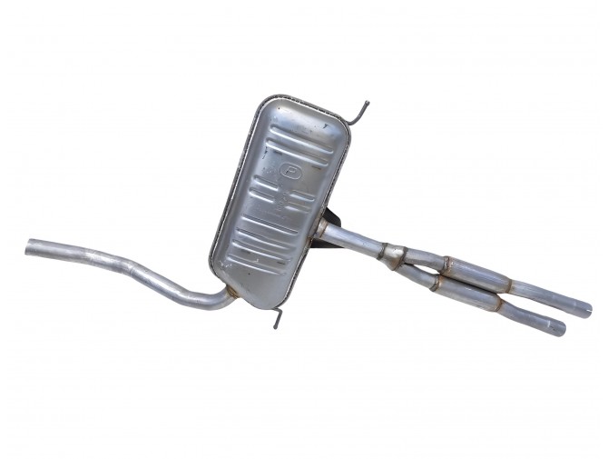 Резонатор Ауді А6 (Audi A6) 2.4/2.8i 97-05 (01.00) Polmostrow алюмінізірований