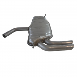 Глушник задній Сеат Алтея (Seat Altea) 04-05 (227-231) Bosal алюмінізованний