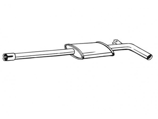 Глушник передній Рено Меган II (Renault Megane II) 02-04 (278-911) Bosal