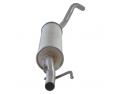 Глушник передній Опель Корса Б (Opel Corsa B) 1.0i 12V kat 96 (281-751) Bosal 17.293