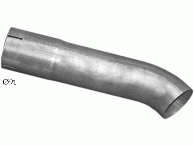 Кінцева труба глушника ДАФ 2100/83 (DAF 2100/83) (61.03) Polmostrow