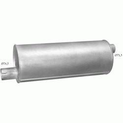 Глушник ДАФ 150 FA (DAF 45) 150 FA (61.12) Polmostrow аллюмінізований