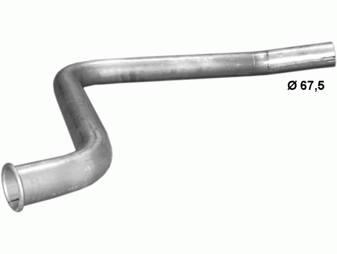 Кінцева труба глішника Мерседес Унимог (Mercedes Unimog) (69.107) Polmostrow