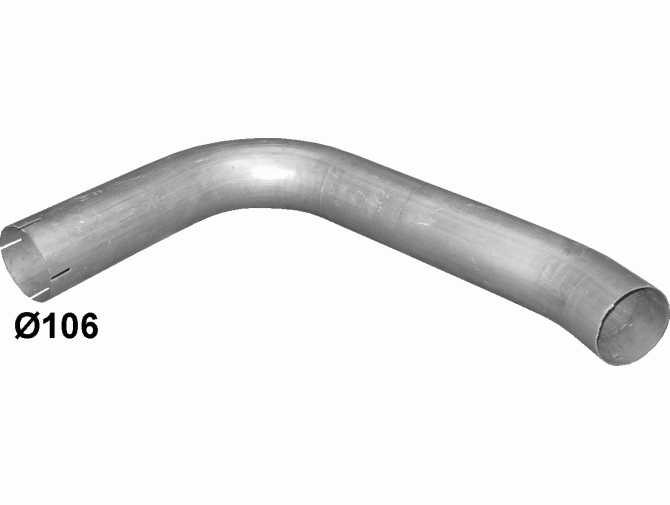 Труба выхлопная Мерседес СК (Mercedes SK) 14-25 ton (69.205) Polmostrow