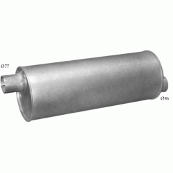 Глушитель ДАФ 1700/1900 (DAF 1700/1900) 3,5 (61.00) Polmostrow алюминизированный