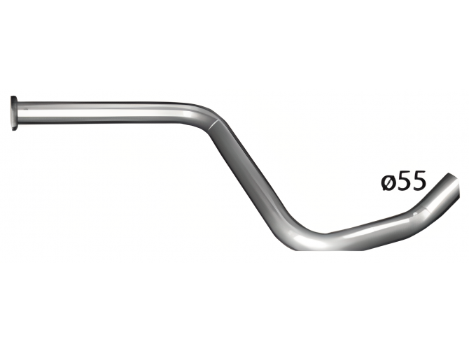 Труба проміжна Опель Астра J (Opel Astra J) 1.6 CDTi / 2.0 CDTi (17.106) Polmostrow