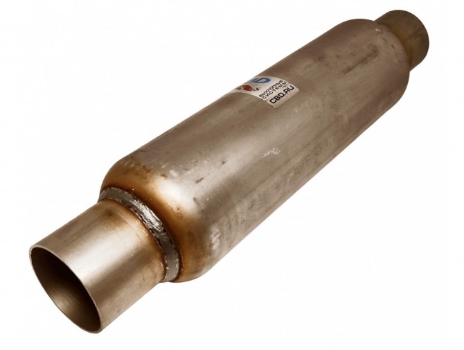 Стронгер (пламегаситель) ф 60, длина 300 (60х300) с перфорированным диффузором CBD