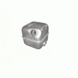 Глушитель Скания П, Г, Р, Т (Scania P,G,R,T) 15.6, 2000 - 4/2008 (71.52) Polmostrow алюминизированный