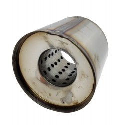Пламегаситель коллекторный диаметр 90 длина 100 вход 57 (нерж. SS430) Euroex