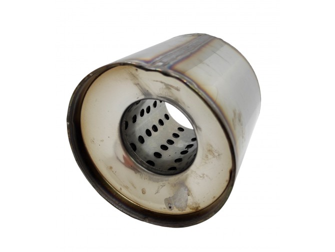 Пламегаситель коллекторный диаметр 100 длина 250 вход 63 (нерж. SS430) Euroex