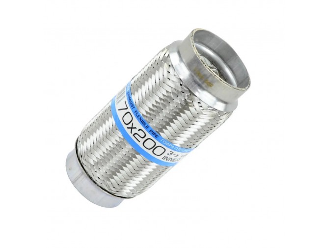 Гофра глушителя 70x200 3-х слойная EuroEx