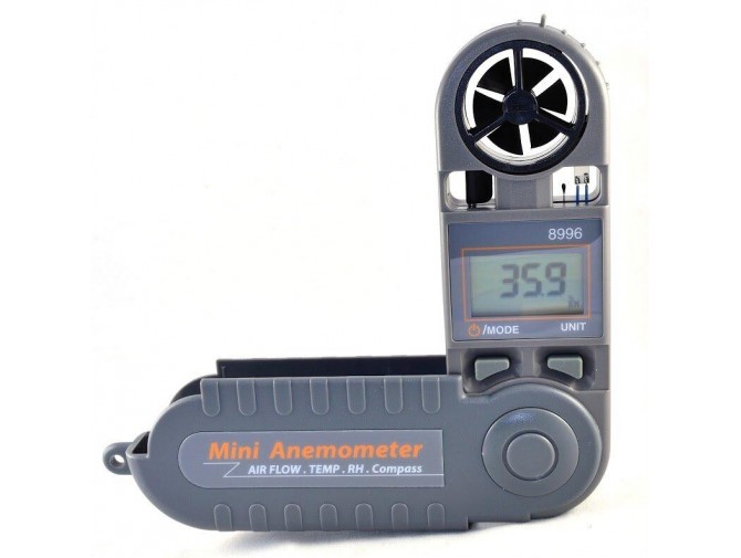 Кишеньковий анемометр з електронним компасом AZ-8996
