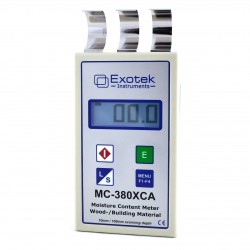 Профессиональный влагомер древесины и стройматериалов (проникающая способность СВЧ 100 мм) EXOTEK MC-380XCA