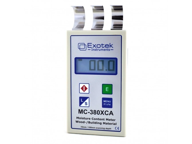 Профессиональный влагомер древесины и стройматериалов (проникающая способность СВЧ 100 мм) EXOTEK MC-380XCA