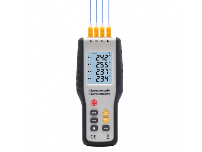 Цифровий термометр (4 канали, термопари K-типу) WALCOM HT-9815