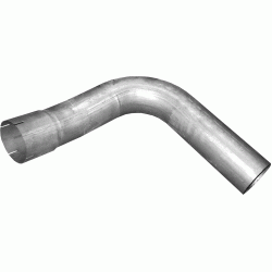Труба проміжна Iveco Stralis (Івеко Страліс) (64.242) Polmostrow алюмінізірованний