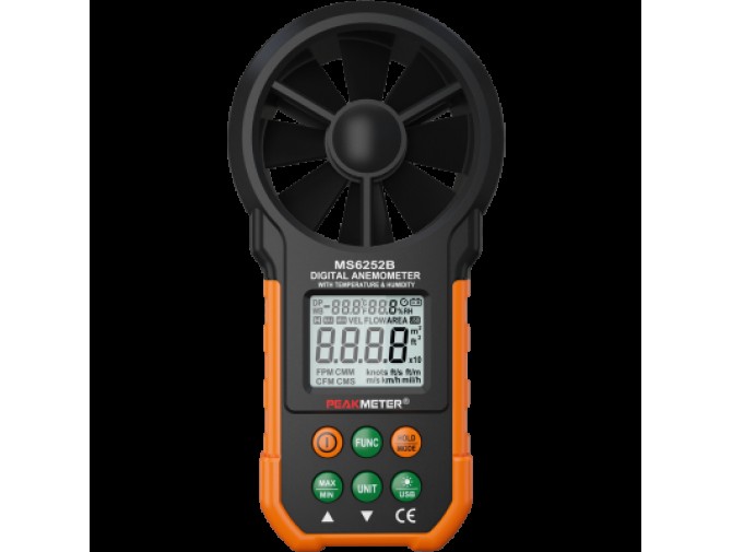 Анемометр (з підключенням до ПК) Peakmeter PM6252B