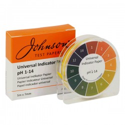 Индикаторные полоски универсальные на pH 1-14 JTP Universal Indicator Paper (рулон 5 м)