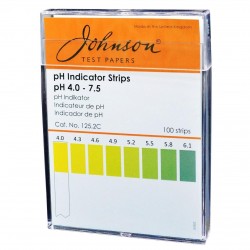 Індикаторні смужки на pH 4.0–7.5 JTP pH Indicator Strips (125.2 C, 100 шт.)