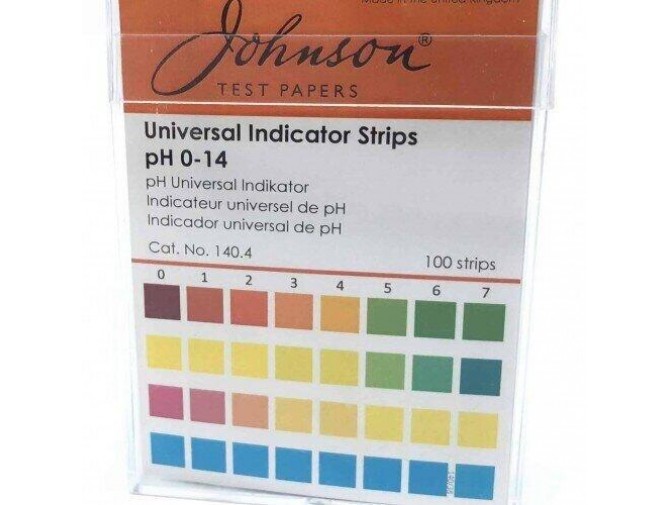 Індикаторні смужки універсальні на pH 0-14 JTP pH Indicator Strips