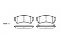 Гальмівні колодки дискові Mazda 6 (P10963.02) Woking