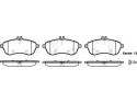 Гальмівні колодки дискові Mercedes C-Class (P12013.00) Woking