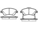 Тормозные колодки дисковые Toyota Auris (P12103.02) Woking