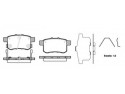 Гальмівні колодки дискові Honda Accord (P12323.12) Woking