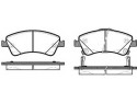 Тормозные колодки дисковые Toyota Auris (P12413.12) Woking